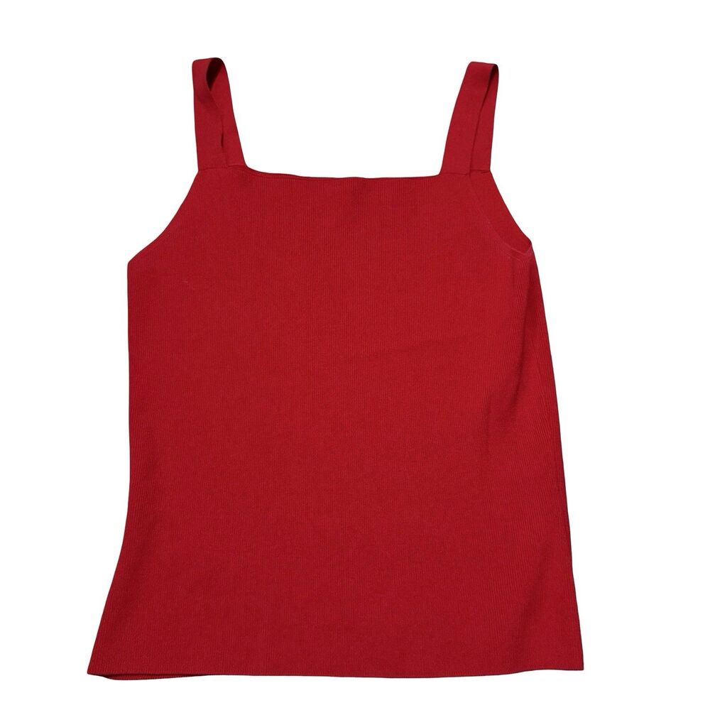 Venini Red Basic Tank Top Women's Size Medium